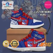 [LIMITED EDITION] Personalized New York Rangers Gifts For NHL Fans Air Jordan High Top Sneaker - soulcals
