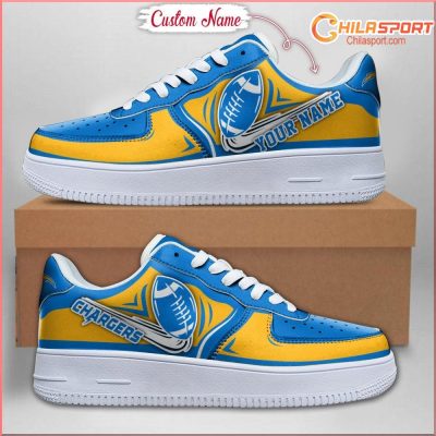 Los Angeles Chargers NFL Air Low Top AF1 Sneakers Perfect Gift for Stylish Men and Women - soulcals