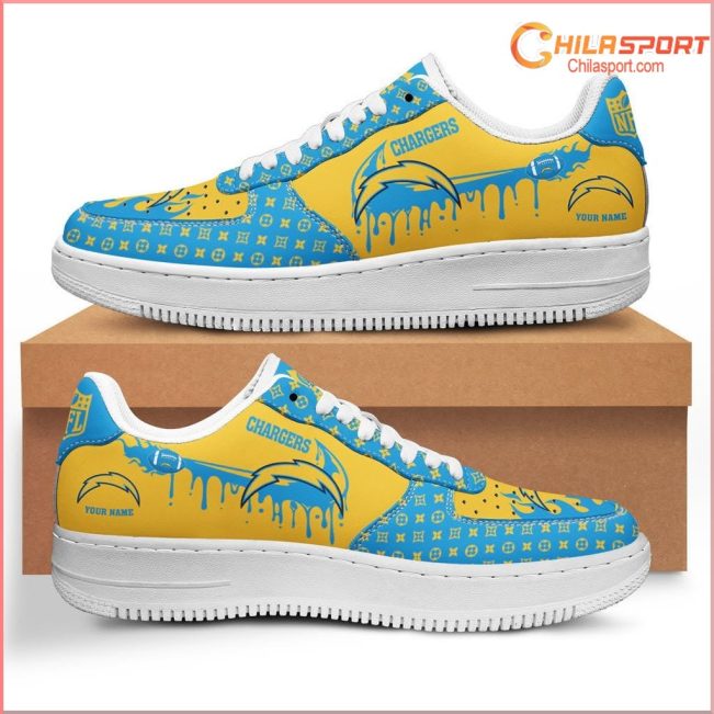 Los Angeles Chargers NFL Air Low Top AF1 Sneakers Shoes Perfect Stylish Gift For Men and Women - soulcals