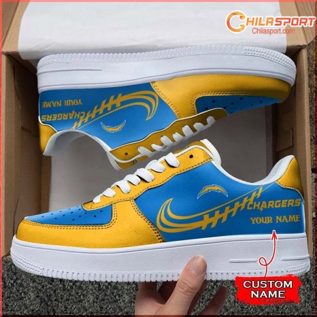 Los Angeles Chargers NFL Air Low Top AF1 Sneakers Shoes Stylish Gift For Men And Women - soulcals