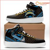 Los Angeles Chargers Stylish AF1 Sneakers Fan Gear - soulcals