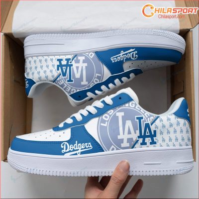 Los Angeles Dodgers AF1 Sneakers Stylish Fan Gear - soulcals