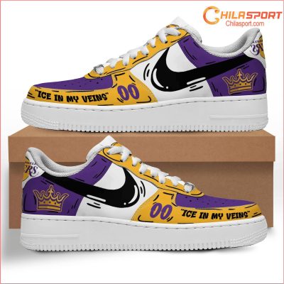 Los Angeles Lakers Air Low Top AF1 Sneakers Stylish Basketball Shoes for Men and Women - soulcals
