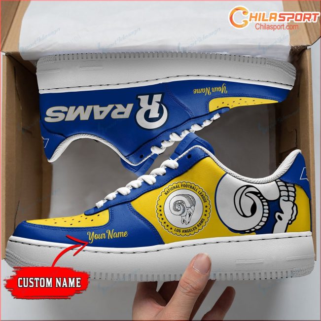 Los Angeles Rams Air Force 1 Shoes Personalized Stylish Gifts For Football Fans - soulcals
