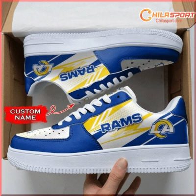 Los Angeles Rams Air Low Top AF1 Sneakers - Stylish Fan Gear - Sale - soulcals