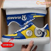 Los Angeles Rams Custom AF1 Shoes Unique Gift for Football Fans - soulcals