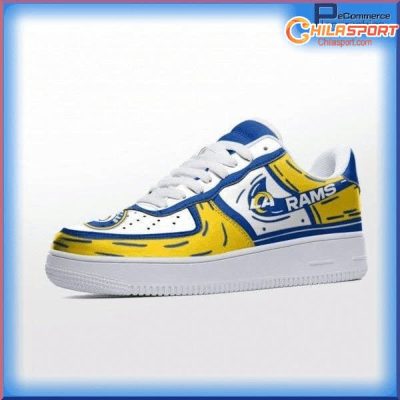 Los Angeles Rams NFL Air Low Top AF1 Sneakers Shoes for Men and Women Stylish Fan Gear - soulcals