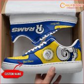 Los Angeles Rams NFL Air Low Top AF1 Sneakers Shoes Perfect Gift for Men and Women Stylish Comfort - soulcals