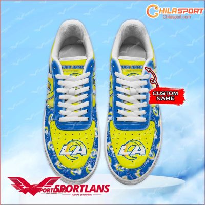 Los Angeles Rams NFL Air Low Top AF1 Sneakers Stylish Football Shoes for Men and Women Fans - soulcals