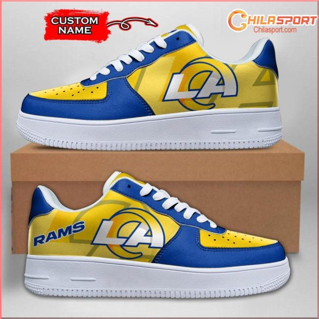 Los Angeles Rams NFL Air Low Top AF1 Sneakers Stylish Football Shoes For Men and Women - soulcals