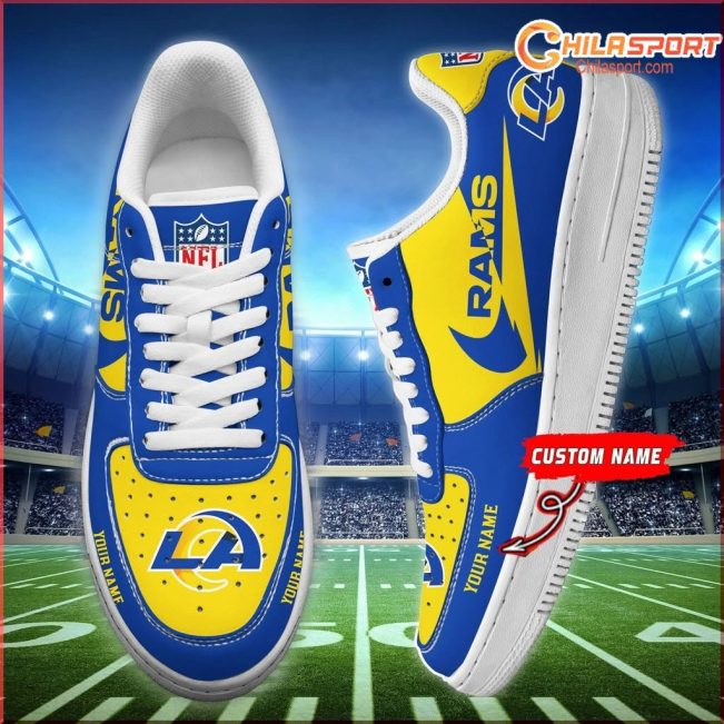 Los Angeles Rams NFL Stylish Air Low Top AF1 Sneakers Perfect Gift for Men and Women - soulcals