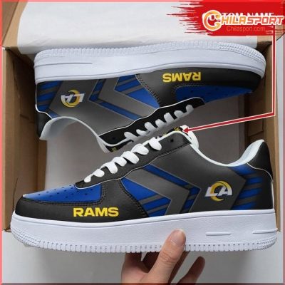 Los Angeles Rams Personalized AF1 Shoes Stylish Gift for Football Fans - soulcals