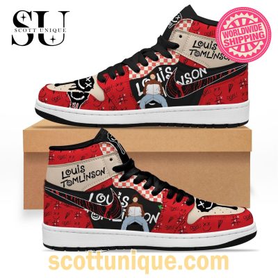 Louis Tomlinson Nike Air Jordan 1 High Top Sneaker -Soulcals.com