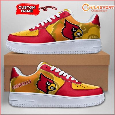 Louisville Cardinals Air Low Top AF1 Sneakers Shoes for Men and Women Stylish NCAA Collection - soulcals