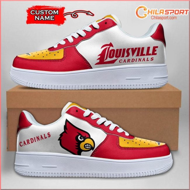 Louisville Cardinals NCAA Air Low Top AF1 Sneakers Stylish Comfortable Shoes for Men and Women - soulcals