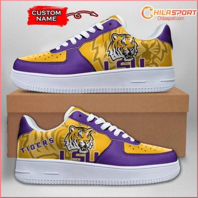 LSU Tigers NCAA Air Low Top AF1 Sneakers Stylish Shoes for Men and Women Fans - soulcals