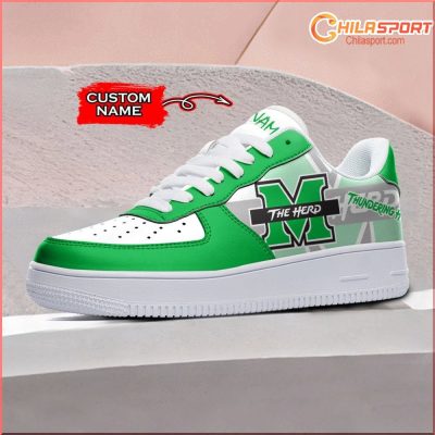 Marshall Thundering Herd NCAA Stylish Air Low Top AF1 Sneakers Shoes For Men And Women - soulcals