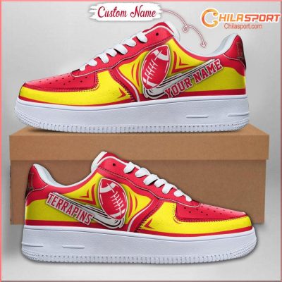 Maryland Terrapins Air Low Top AF1 Sneakers Stylish NCAA Shoes for Men and Women Collection - soulcals