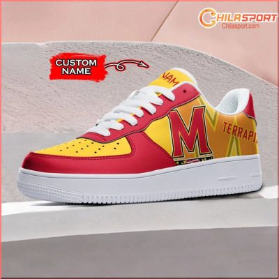 Maryland Terrapins NCAA Air Low Top AF1 Sneakers Stylish Fan Shoes for Men and Women - soulcals