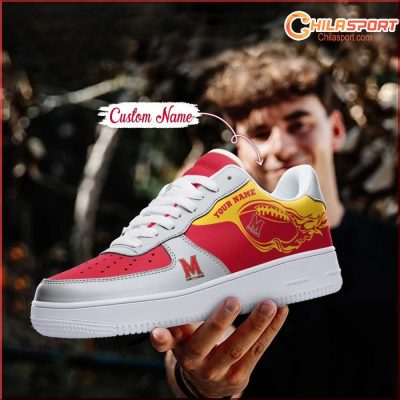 Maryland Terrapins NCAA Sneakers Stylish Air Low Top AF1 Shoes for Men and Women - soulcals