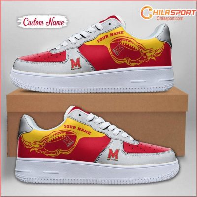 Maryland Terrapins NCAA Sneakers Stylish Air Low Top AF1 Shoes for Men and Women - soulcals