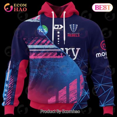 Melbourne Rebels Super Rugby Mix Jerseys 2023 Personalized 3D Hoodie -soulcals
