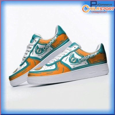 Miami Dolphins Air Low Top AF1 Sneakers - Stylish Trendy Gift For Fans - soulcals