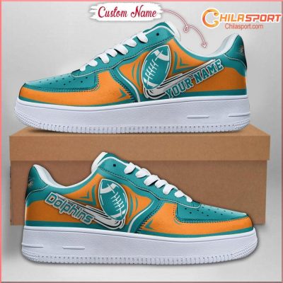 Miami Dolphins NFL Air Low Top AF1 Sneakers Shoes Best Gift For Men And Women - soulcals