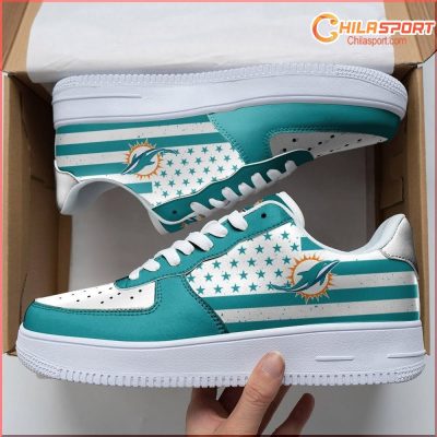 Miami Dolphins NFL Air Low Top AF1 Sneakers Shoes Comfortable Stylish Gift For Everyone - soulcals