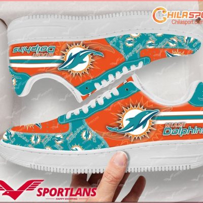 Miami Dolphins NFL Air Low Top AF1 Sneakers Shoes For Stylish Men And Women Football Fans - soulcals