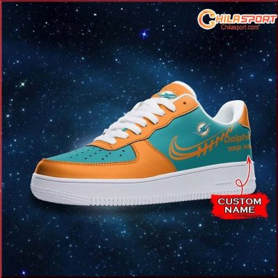 Miami Dolphins NFL Air Low Top AF1 Sneakers Shoes Stylish Footwear for Men and Women - soulcals