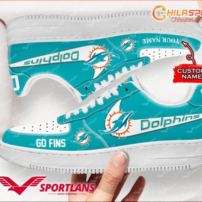 Miami Dolphins NFL Air Low Top AF1 Sneakers Stylish Shoes for Men and Women - soulcals