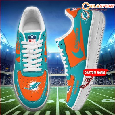 Miami Dolphins Personalized AF1 Shoes Unique Gift For Fanatics - soulcals
