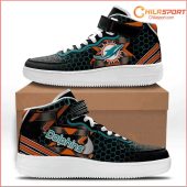 Miami Dolphins Stylish High Top Sneakers for Fans - soulcals
