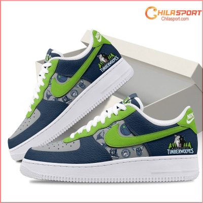Minnesota Timberwolves Air Low Top AF1 Sneakers - Stylish Trendy Basketball Shoes - soulcals