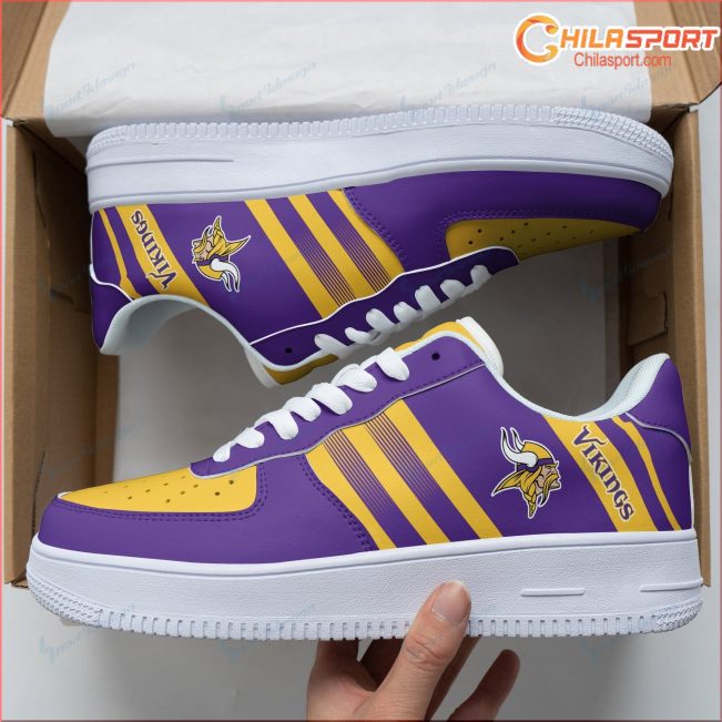 Minnesota Vikings Air Force 1 Shoes Unique Fan Gear - soulcals