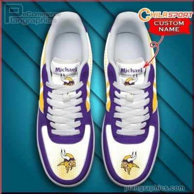 Minnesota Vikings Air Low Top AF1 Sneakers - Stylish Trendy Gift - soulcals