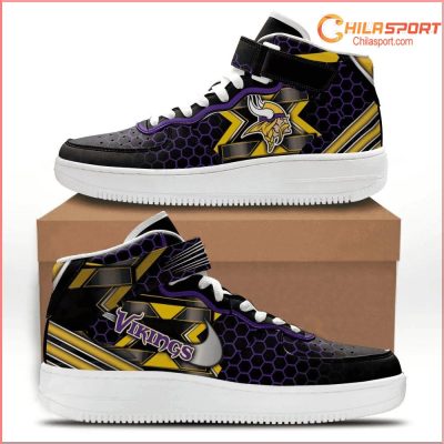 Minnesota Vikings Custom High Top Sneakers Official Fan - soulcals Minnesota Vikings Custom High Top Sneakers Official Fan - soulcals