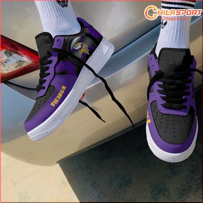 Minnesota Vikings NFL Air Low Top AF1 Sneakers Shoes Stylish Footwear For Fanatics - soulcals