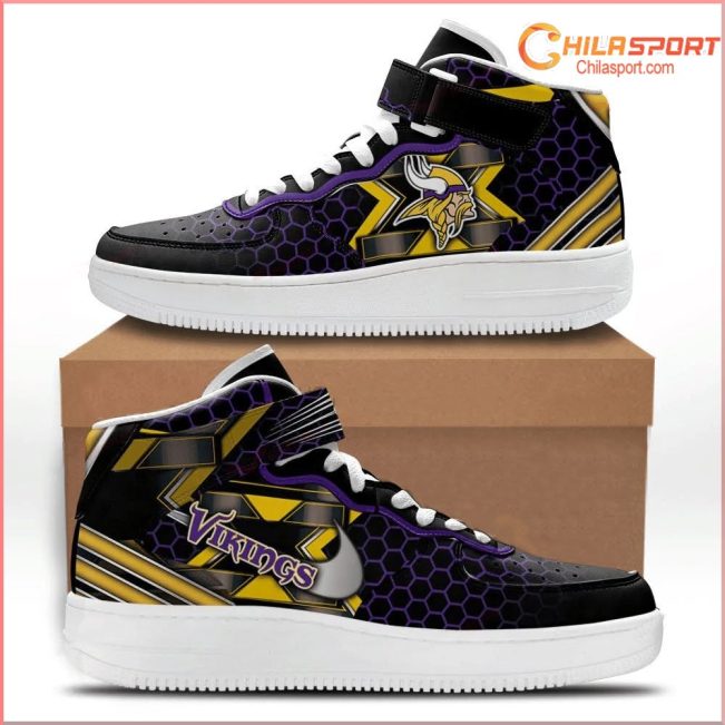 Minnesota Vikings NFL Air Low Top AF1 Sneakers Stylish Fan Shoes for Everyone - soulcals