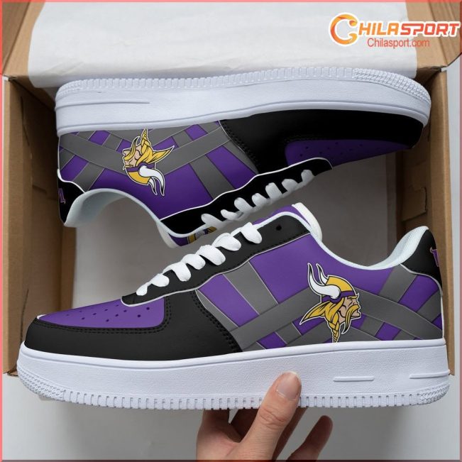 Minnesota Vikings NFL Air Low Top AF1 Sneakers Stylish Fan Shoes For Men and Women - soulcals