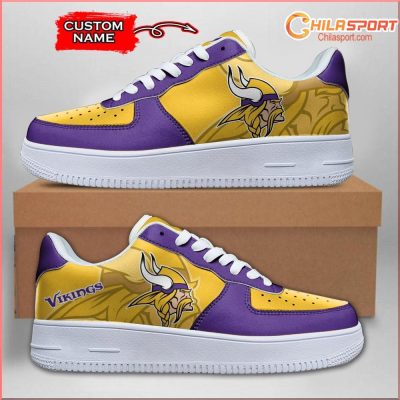 Minnesota Vikings NFL Air Low Top AF1 Sneakers Stylish Footwear Gifts for Men and Women - soulcals
