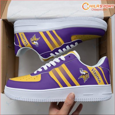 Minnesota Vikings NFL Air Low Top AF1 Sneakers Stylish Shoes for Men and Women - soulcals