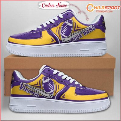 Minnesota Vikings NFL Air Low Top AF1 Sneakers Stylish Trendy - soulcals
