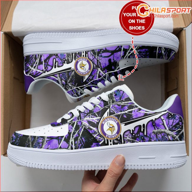 Minnesota Vikings Personalized Air Force 1 Shoes Unique Gift - soulcals