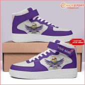 Minnesota Vikings Personalized Custom High Top Sneakers Fans - soulcals