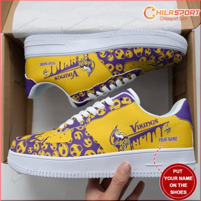 Minnesota Vikings Sneakers - Stylish NFL Air Shoes For Men & Women - soulcals Minnesota Vikings Sneakers - Stylish NFL Air Shoes For Men & Women - soulcals
