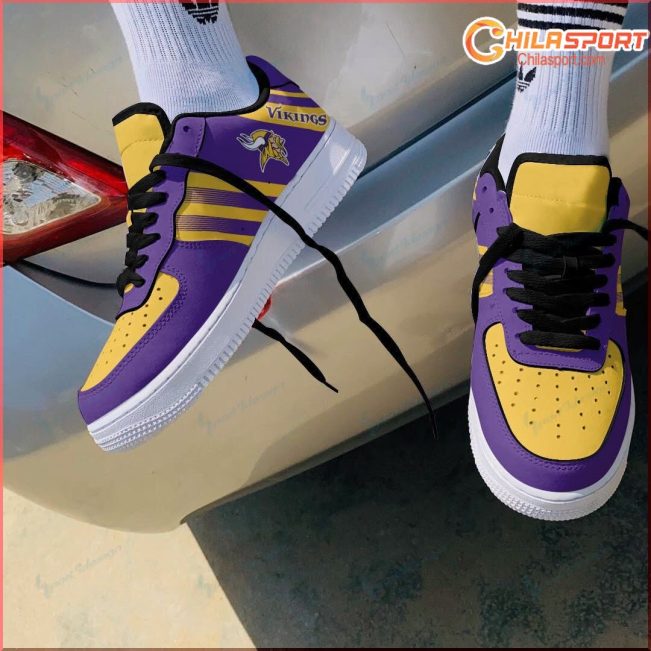 Minnesota Vikings Stylish Air Low Top AF1 Sneakers - Gift For Men Women - soulcals