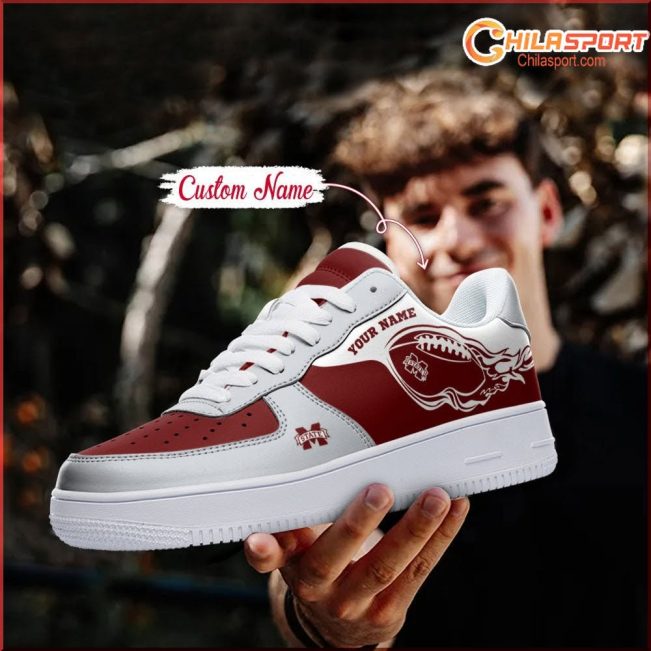 Mississippi State Bulldogs Air Low Top AF1 Sneakers Official NCAA Shoes For Stylish Men And Women - soulcals