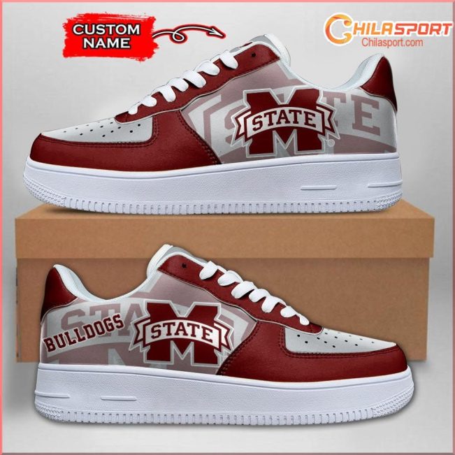 Mississippi State Bulldogs NCAA Air Low Top AF1 Sneakers Shoes for Stylish Men and Women Fans - soulcals